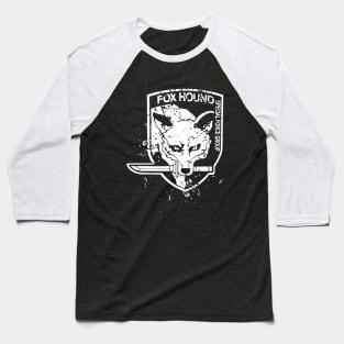 fox grunge hound Baseball T-Shirt